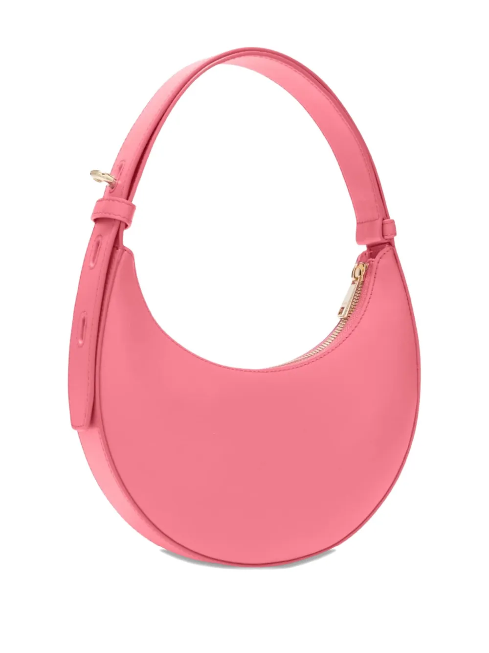 Furla Delizia schoudertas met halve maan rits Roze