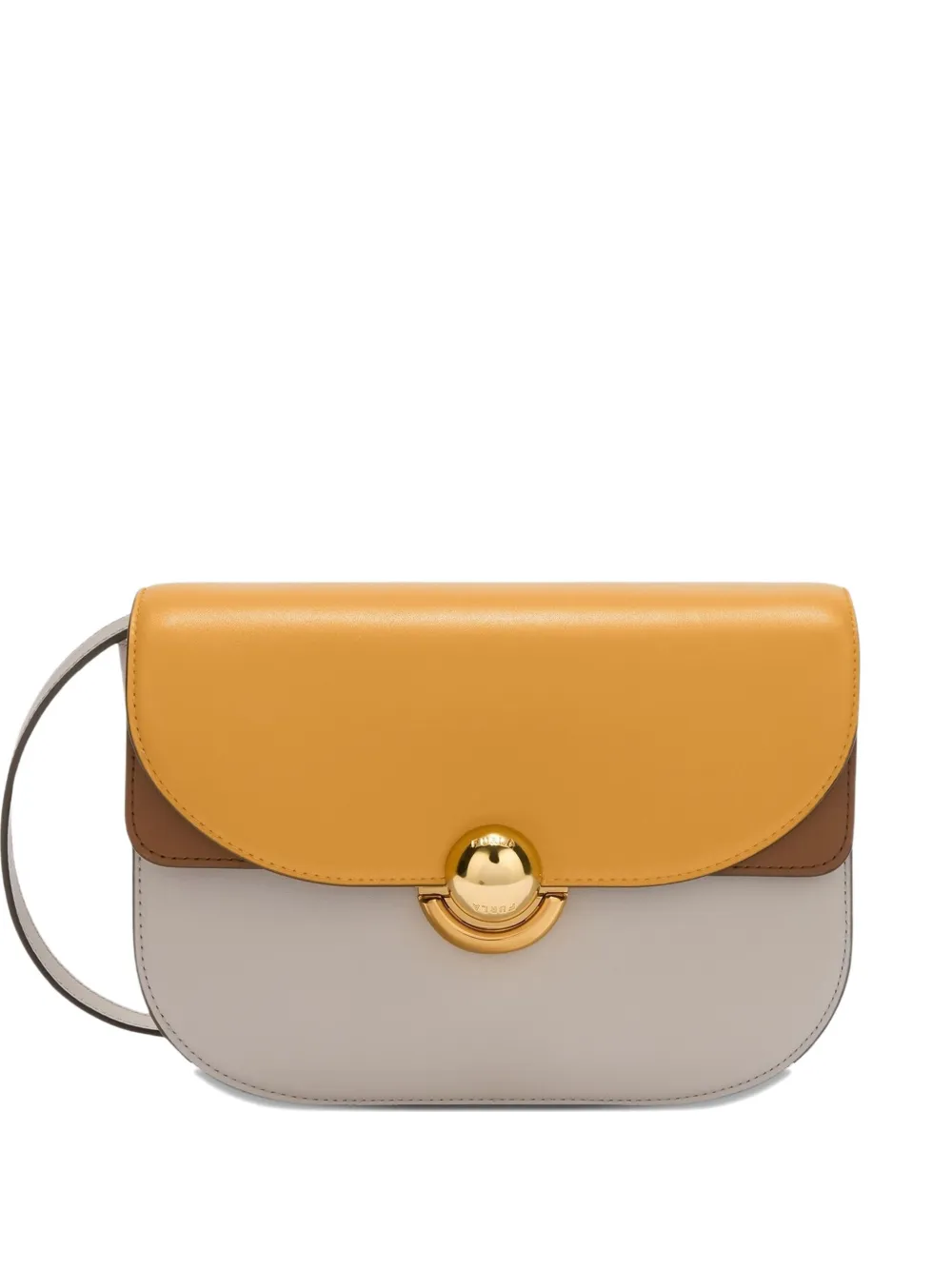 Furla small Sfera two-tone half-moon bag - ニュートラル Furla small Sfera two-tone half-moon bag - ニュートラル