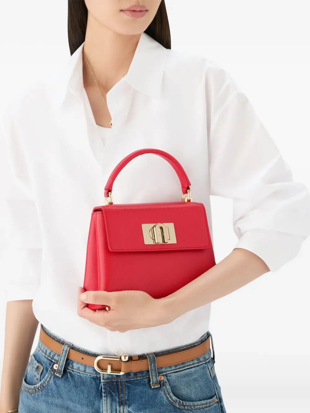 Furla mini Furla 1927 top-handle flap bag | Mini Bags | Image 2