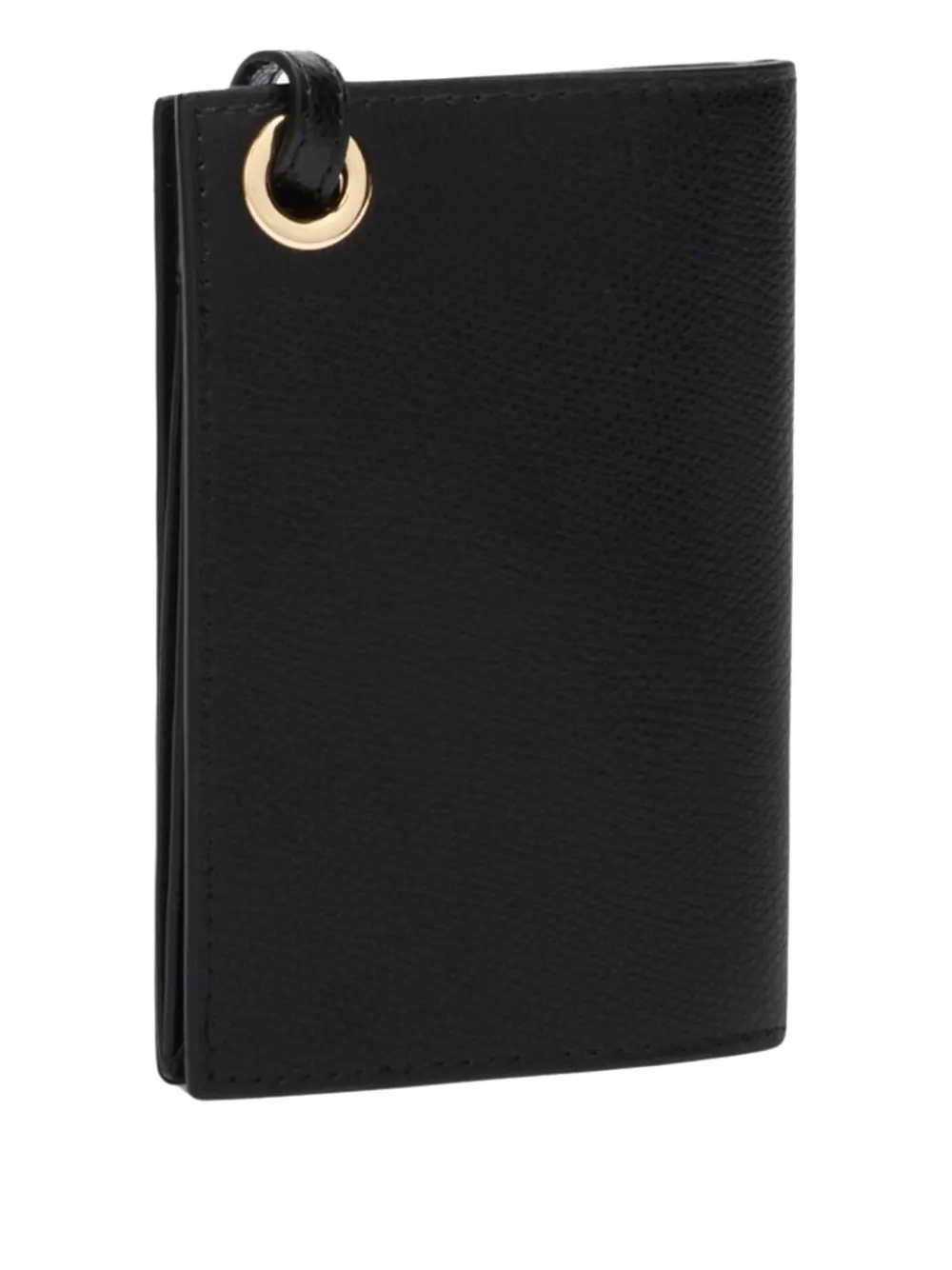 Furla Laura Leather Strap Cardholder In Black
