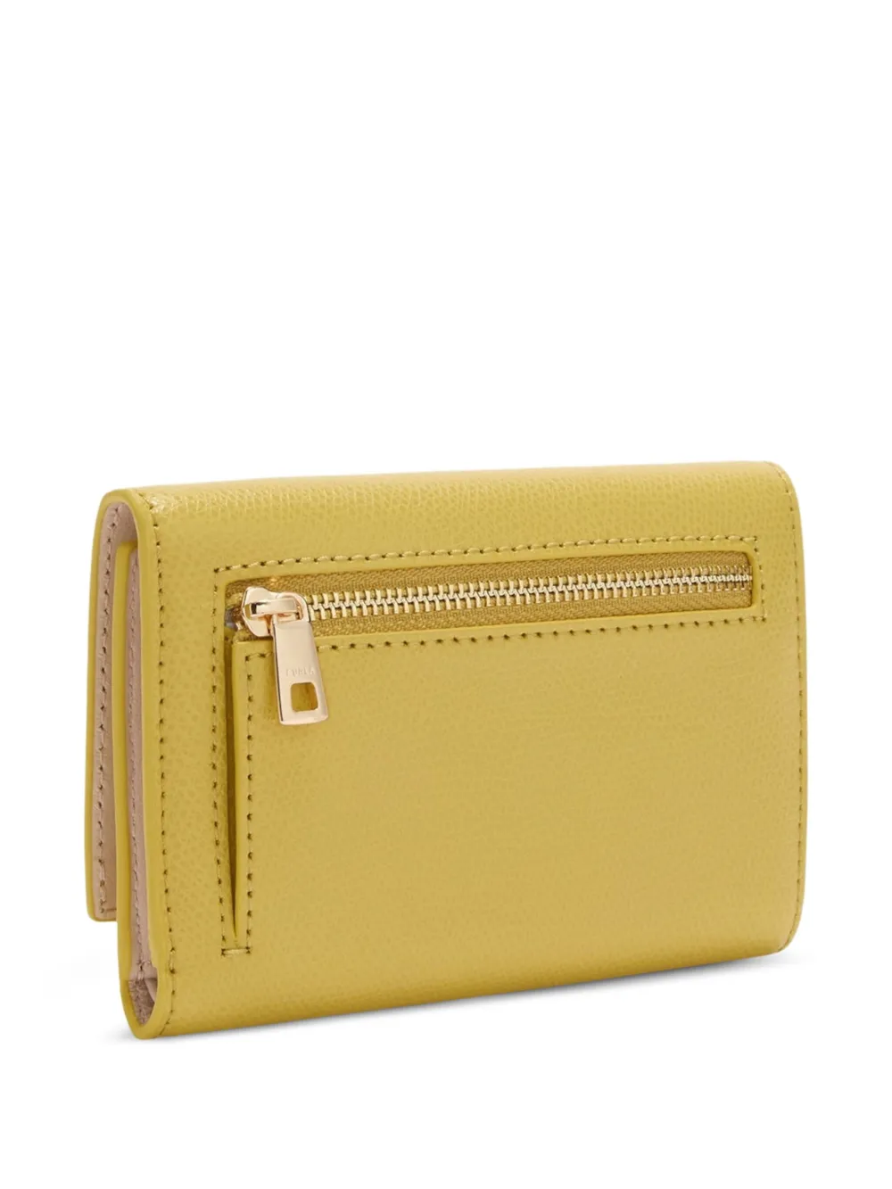 Furla Portemonnee met draaislot Geel