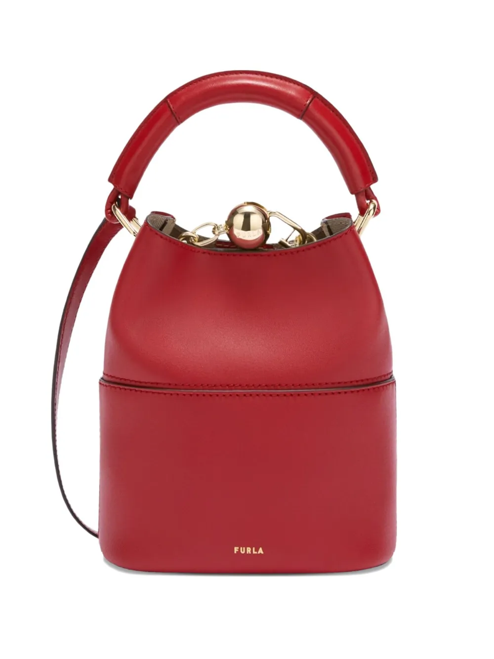 Furla Sfera ハンドバッグ ミニ - レッド Furla Sfera ハンドバッグ ミニ - レッド