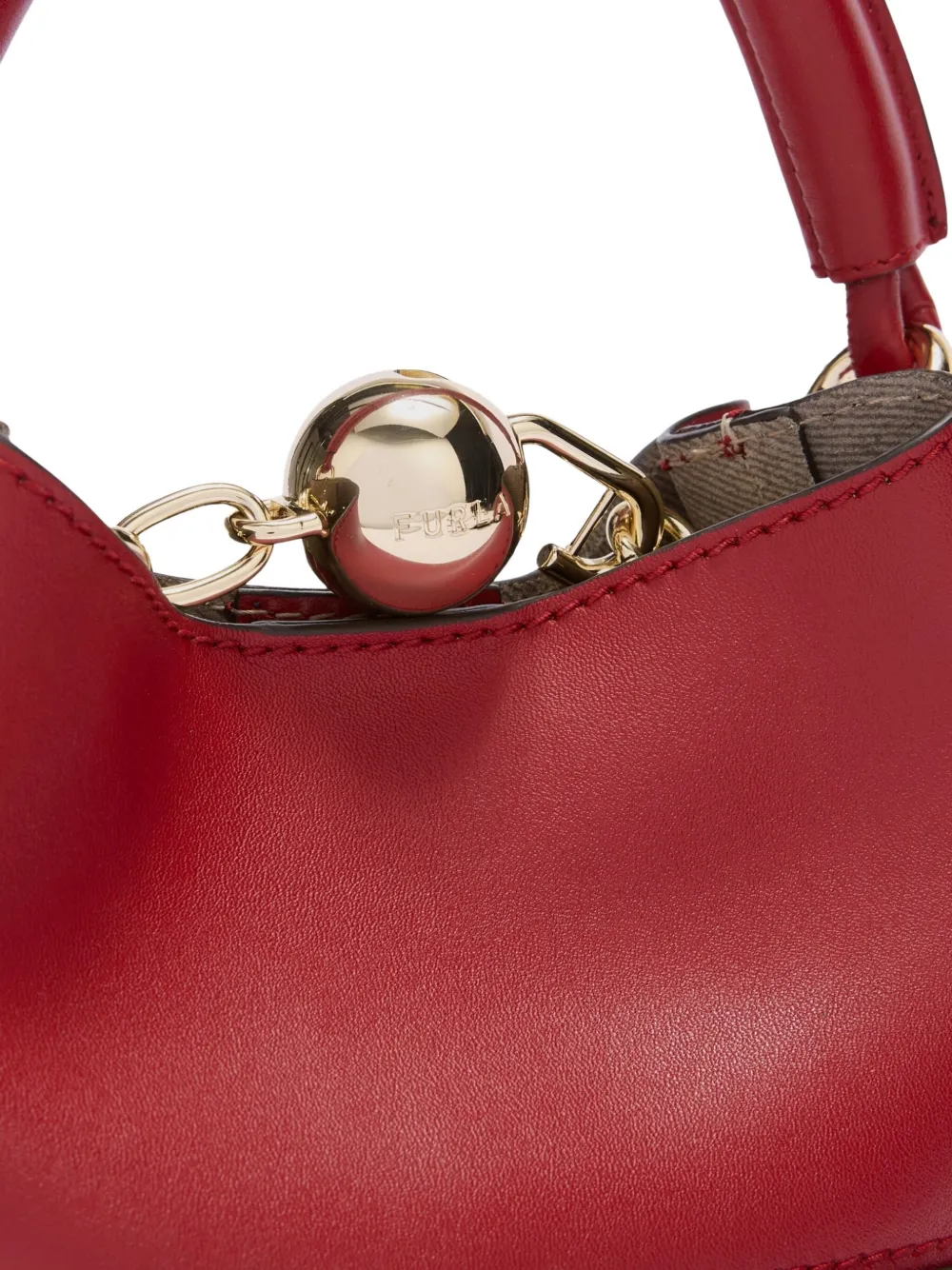 Furla Sfera mini-tas met handvat Rood
