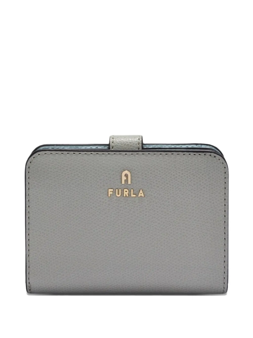 Furla Camelia Leather Wallet In Gray