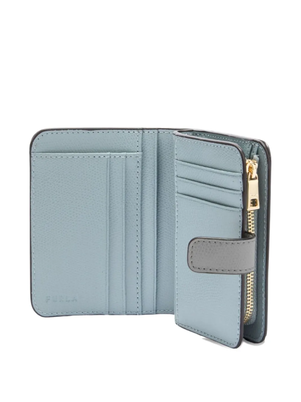 Furla Camelia leather wallet Grijs