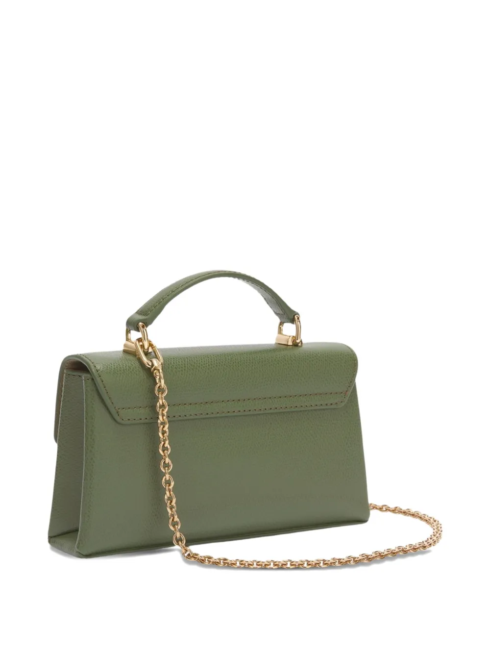 Furla 1927 chain-strap flap mini bag Groen