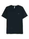 Sun 68 logo-embroidered T-shirt - Blue