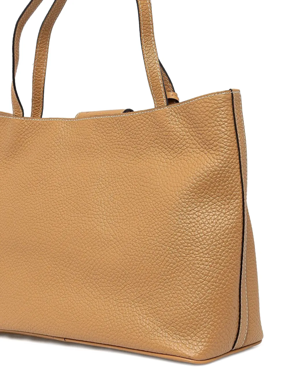 GIANNI CHIARINI Leren shopper Beige