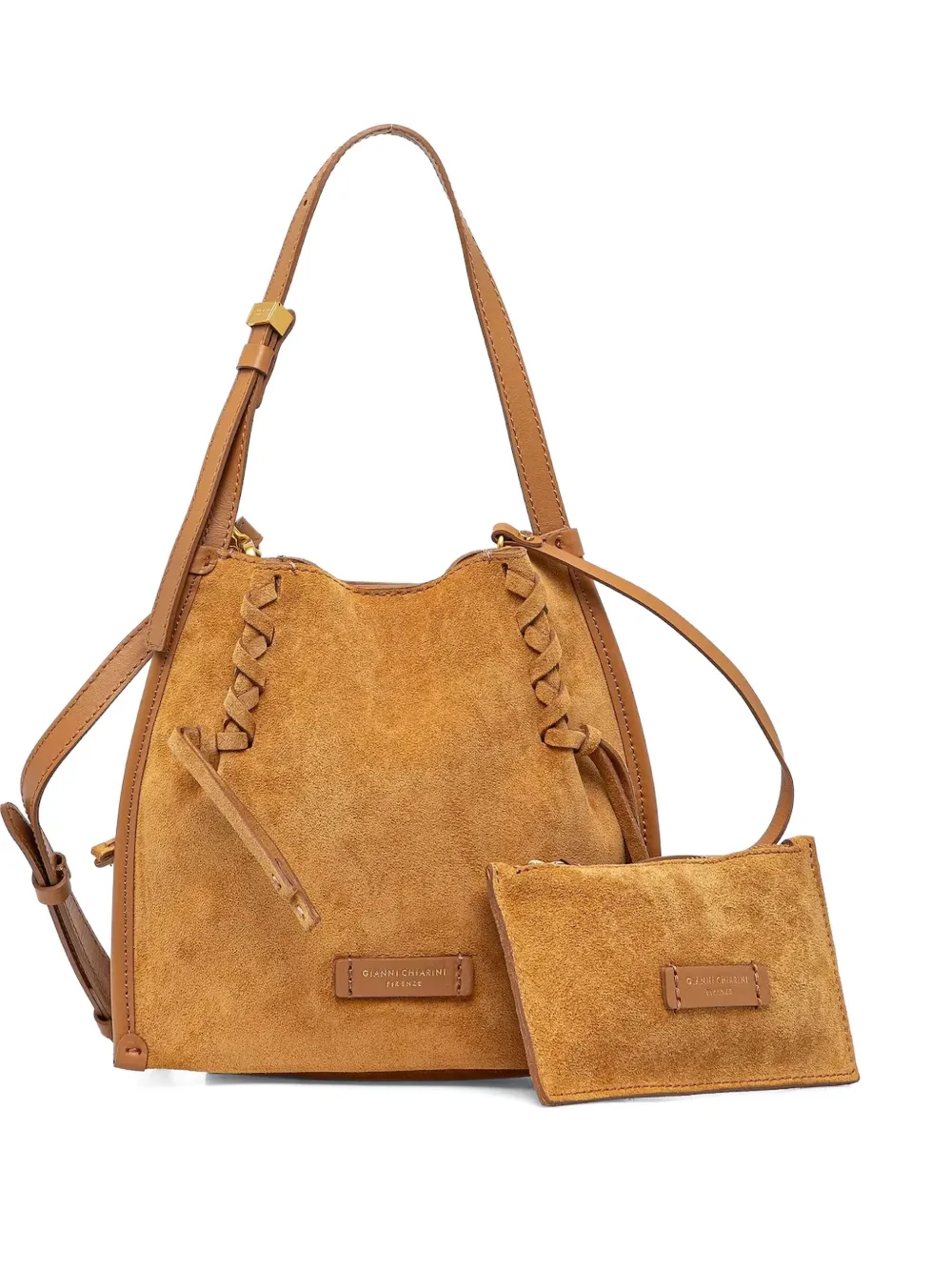 GIANNI CHIARINI suede shoulder bag | Brown | Image 1