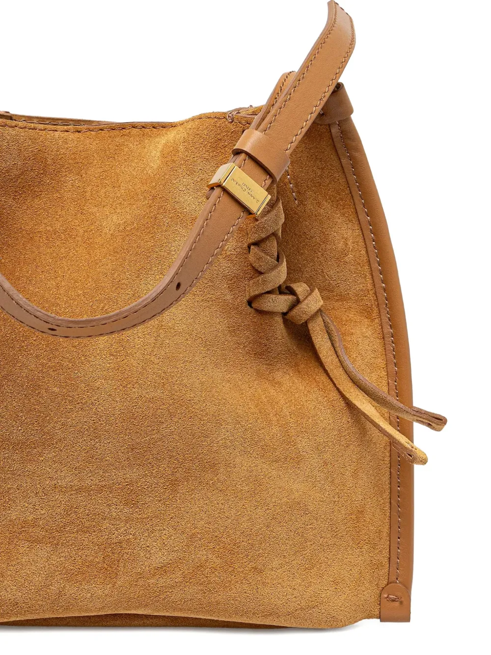 GIANNI CHIARINI Suède schoudertas Bruin