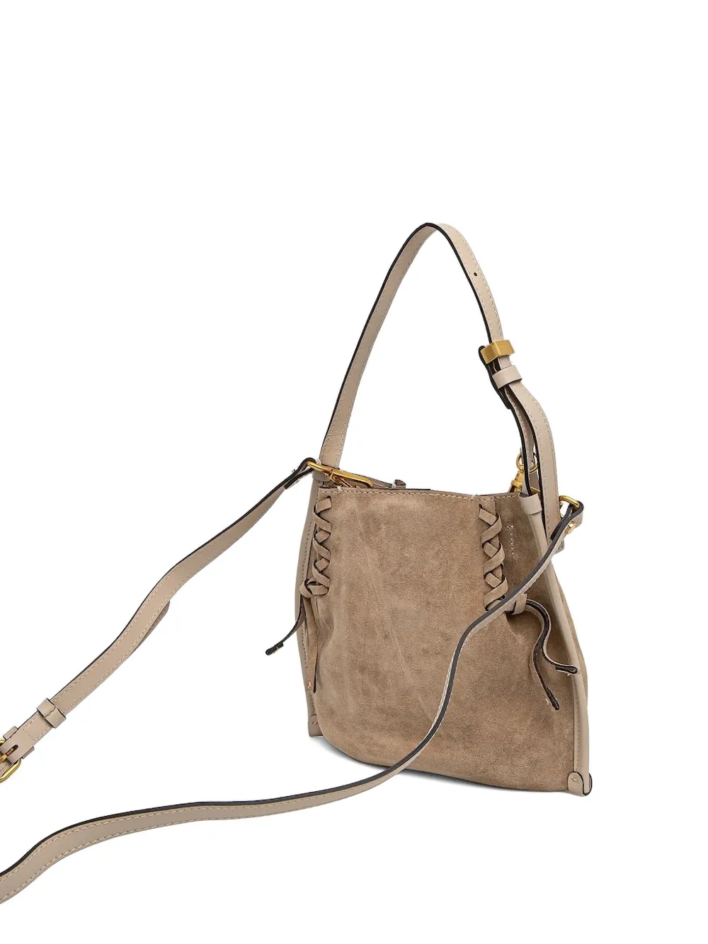 GIANNI CHIARINI Dory suède shopper - Bruin