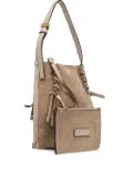 GIANNI CHIARINI Dory suede tote bag - Brown