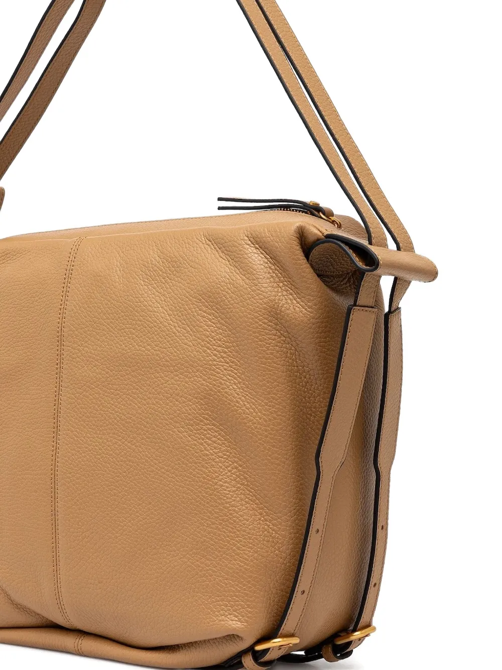 GIANNI CHIARINI Shopper met gesp Bruin