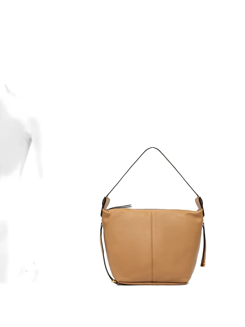GIANNI CHIARINI Shopper met gesp Bruin