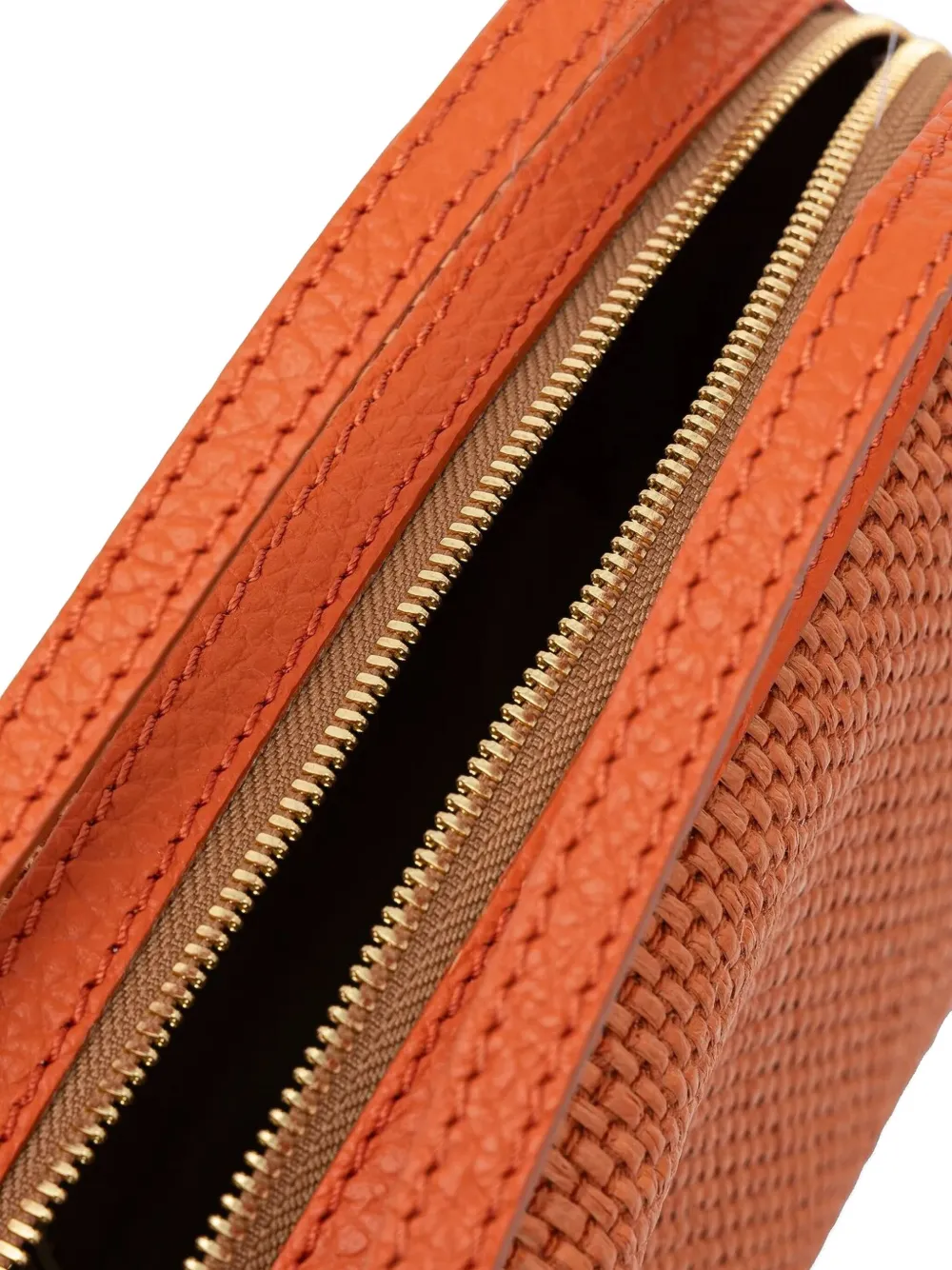 GIANNI CHIARINI Geweven shopper Oranje