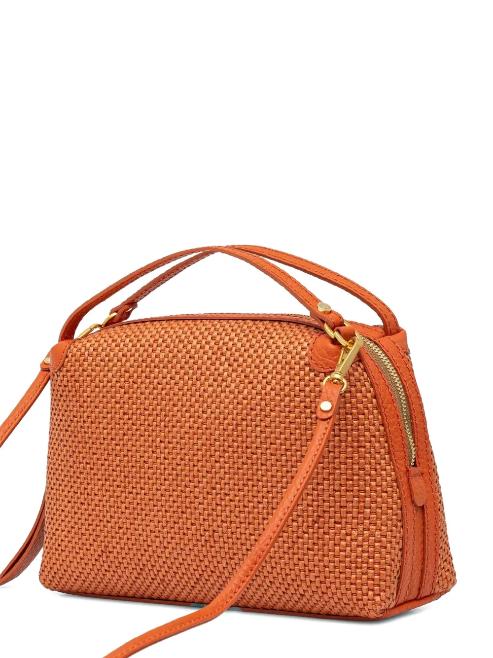 GIANNI CHIARINI Geweven shopper Oranje