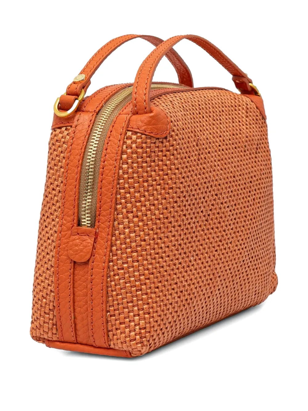 GIANNI CHIARINI interwoven tote bag - Oranje