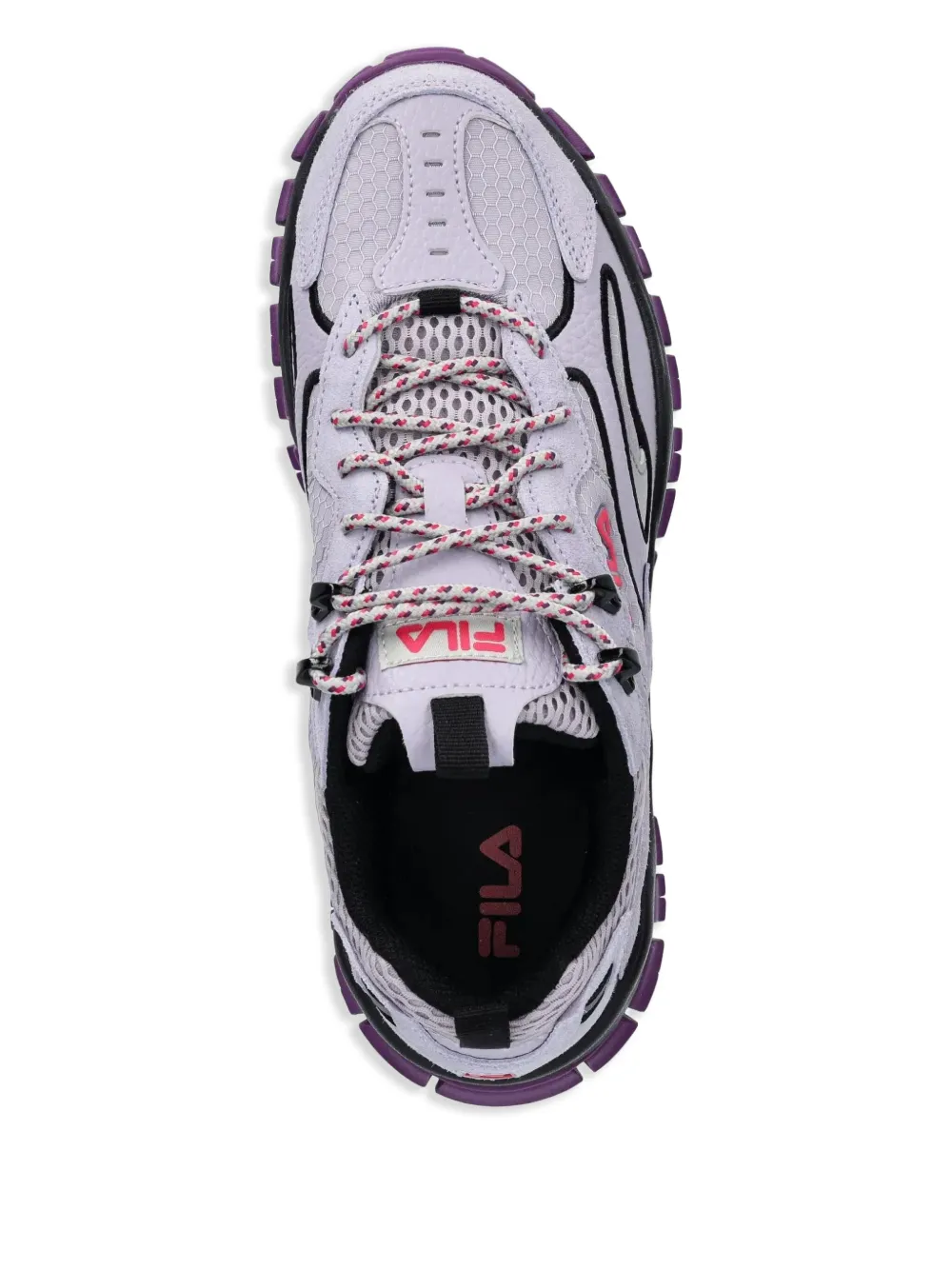 Fila Ray Tracer Chunky-sole Mesh Sneakers In Gray
