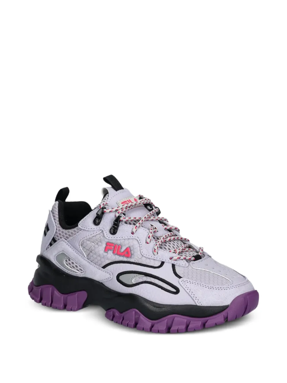 Fila Mesh sneakers met chunky zool - Grijs