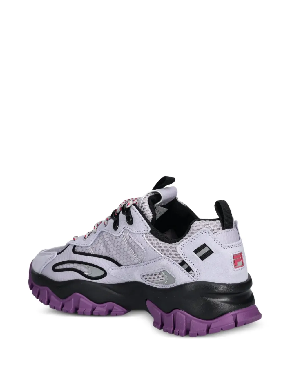 Fila Ray Tracer Chunky-sole Mesh Sneakers In Gray