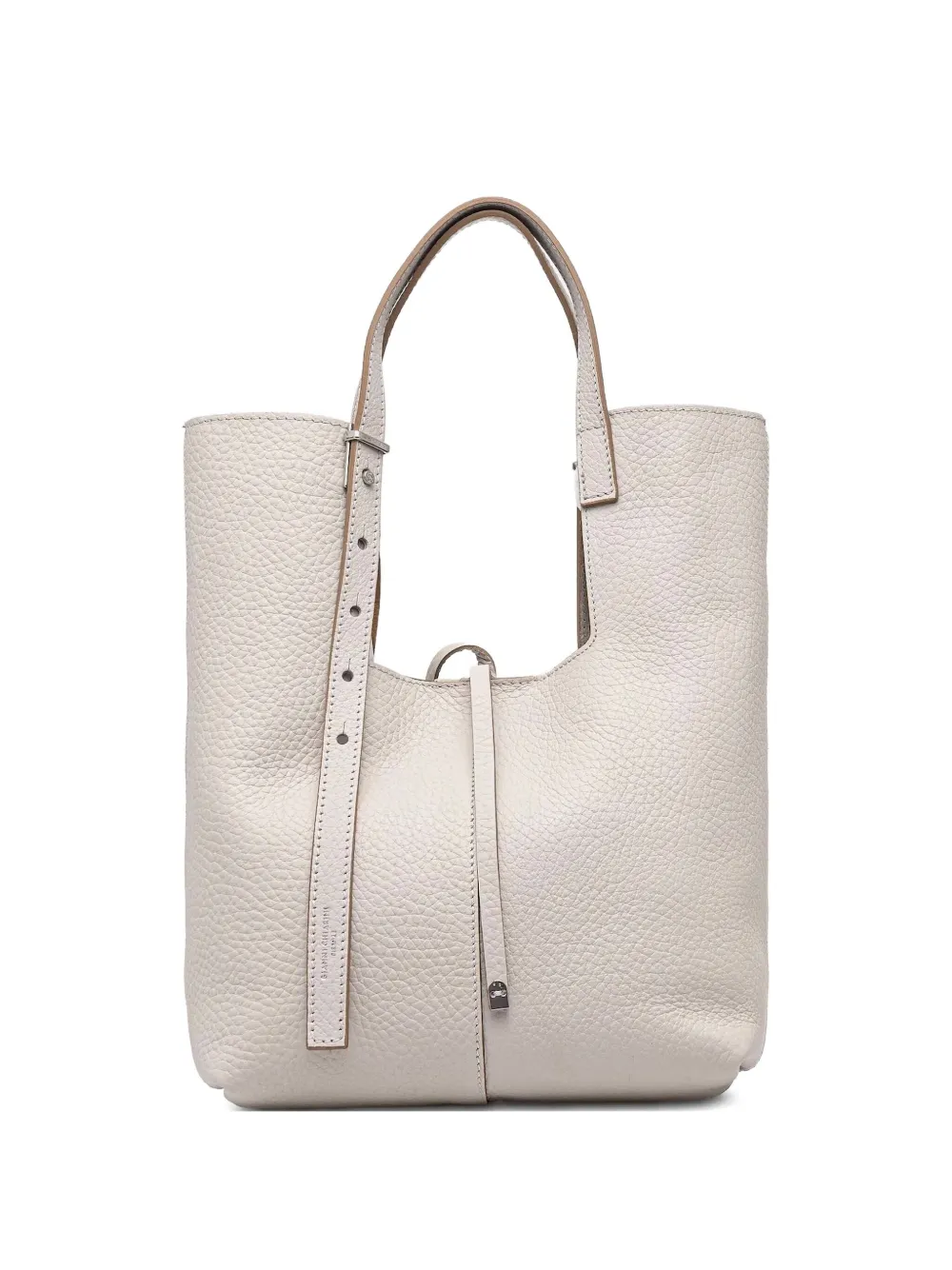 GIANNI CHIARINI Leren shopper Beige