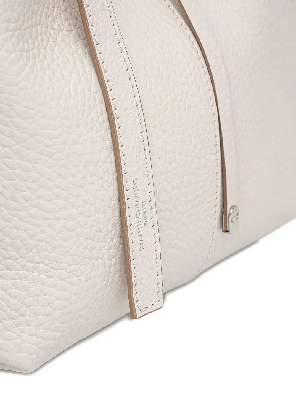 GIANNI CHIARINI Leren shopper Beige