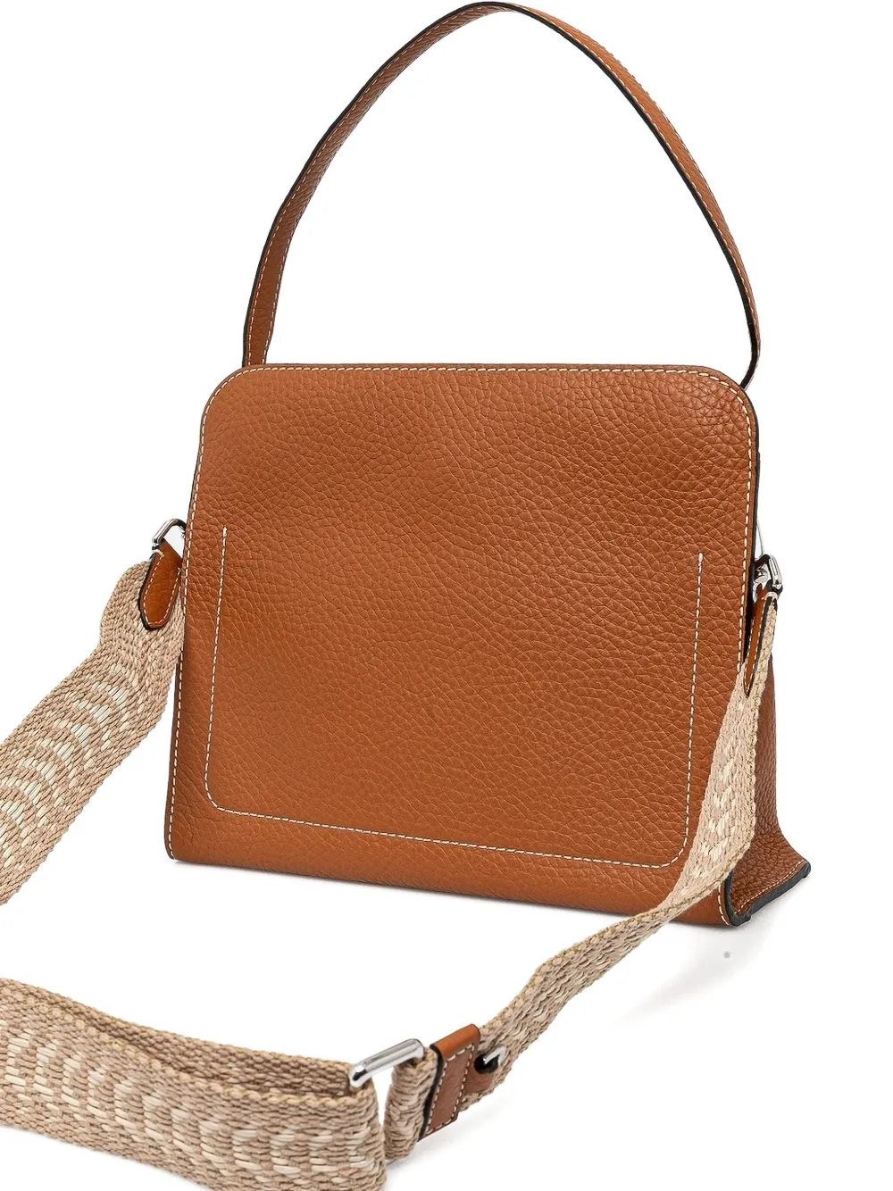 GIANNI CHIARINI Boekentas met gewelfde top Bruin