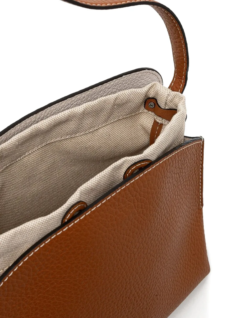 GIANNI CHIARINI Boekentas met gewelfde top Bruin