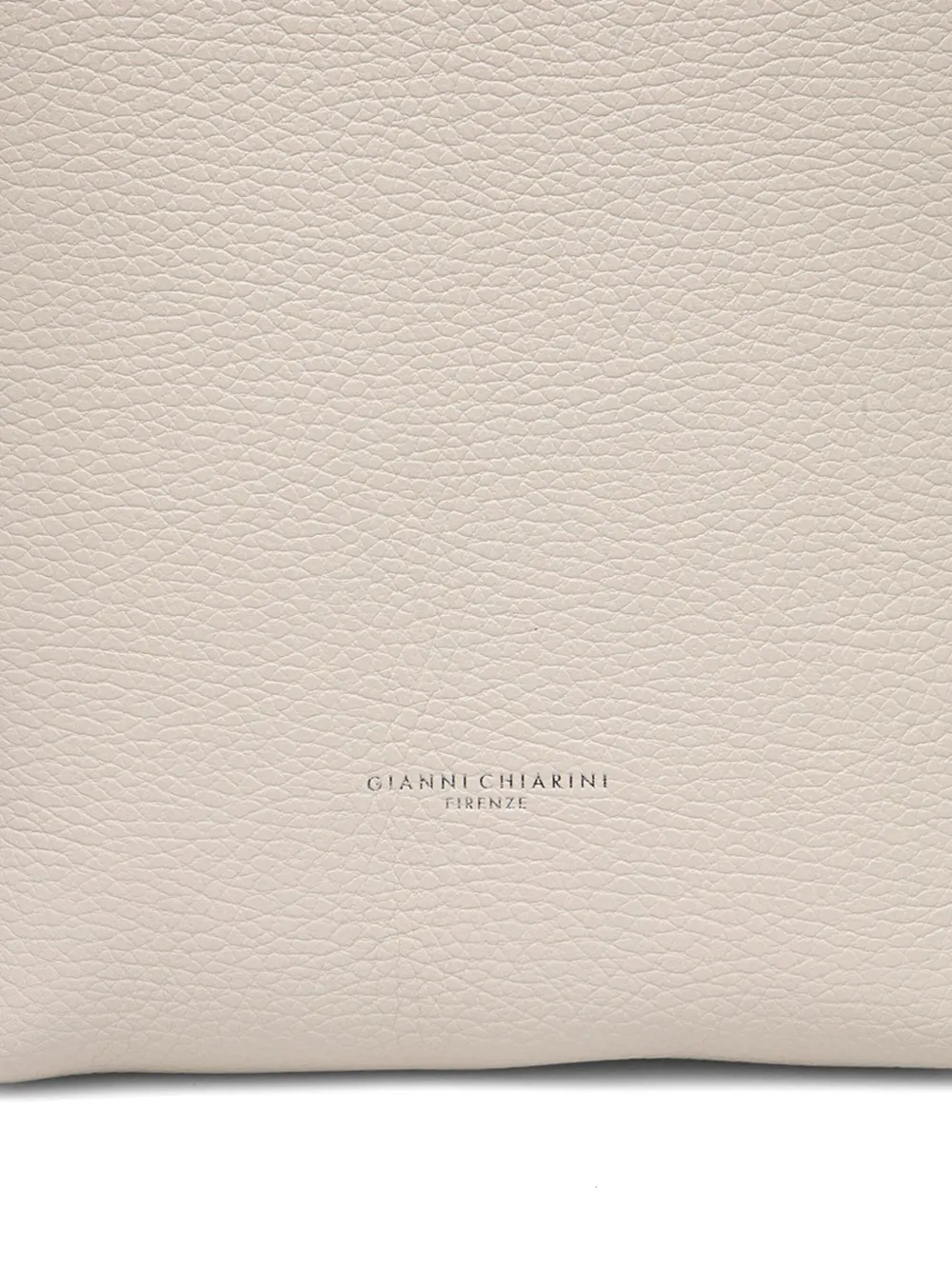 GIANNI CHIARINI Amella leren bucket-tas Beige