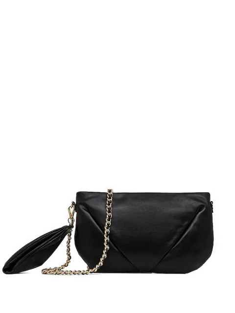 GIANNI CHIARINI Allegra pleated chain-strap clutch bag