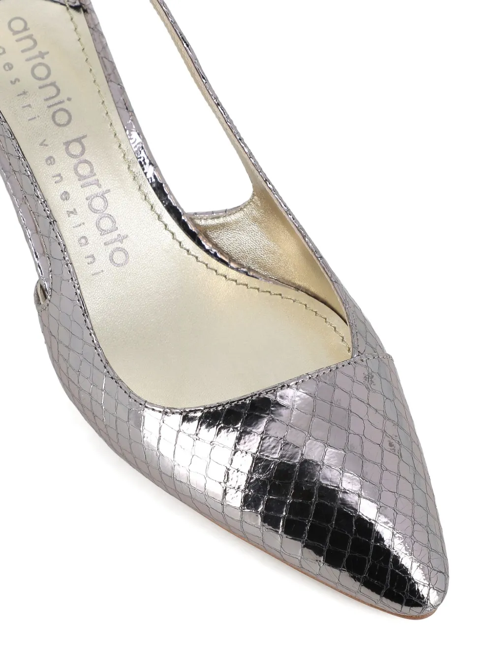 Antonio Barbato Maestri Veneziani Slingback pumps Zilver
