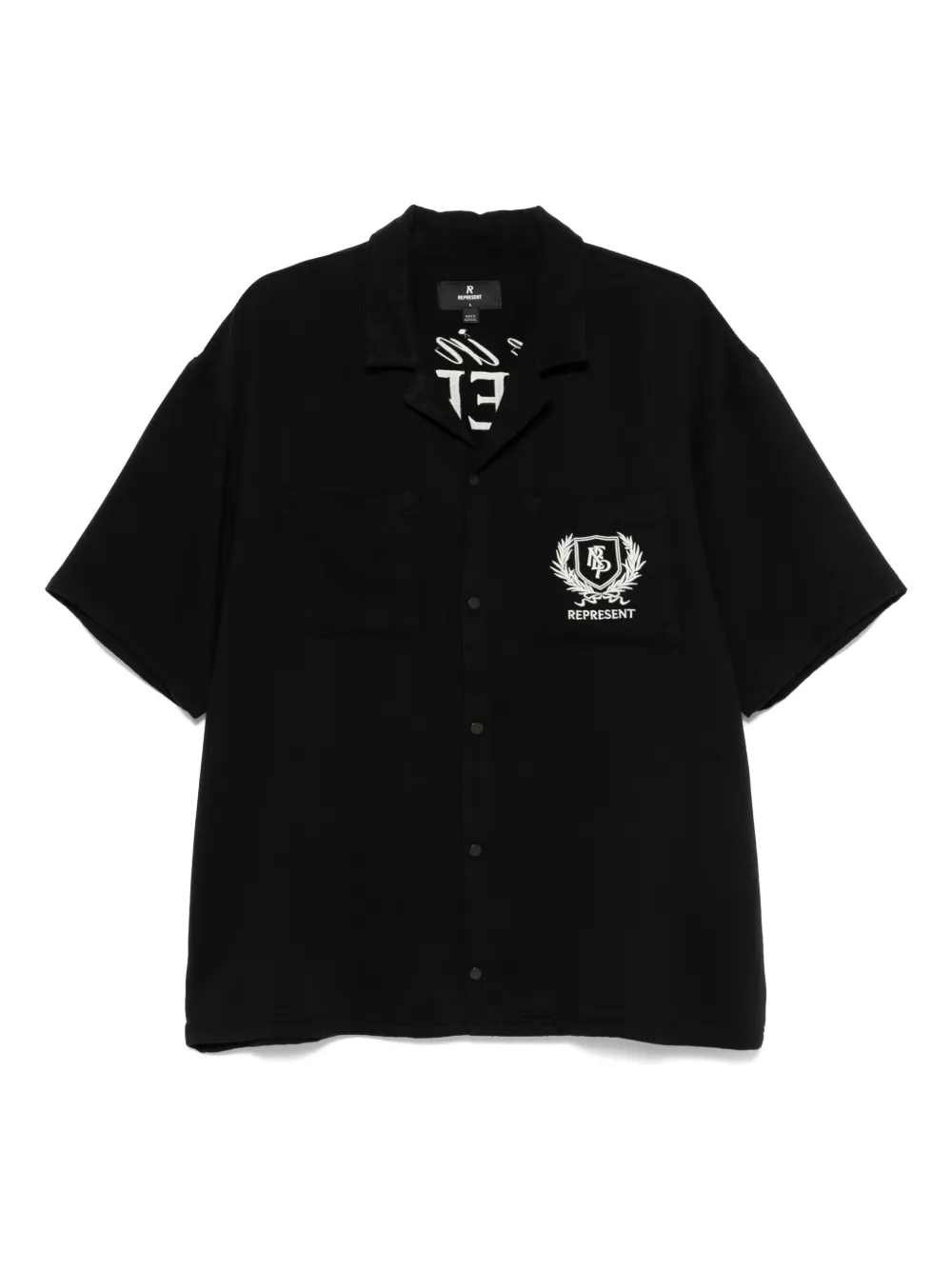 Represent camisa con logo bordado | negro | Image 1