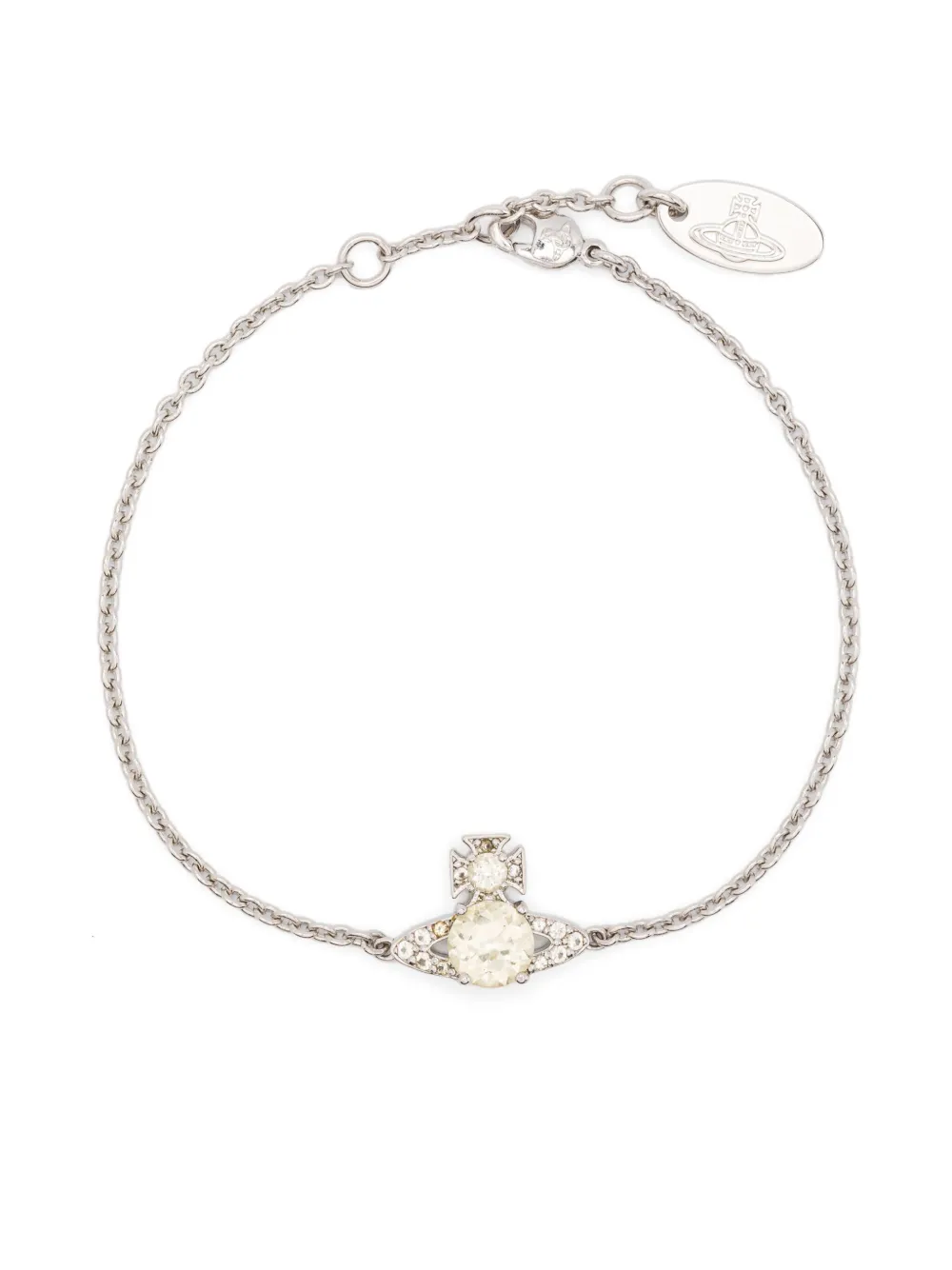 Vivienne Westwood Orb-charm bracelet - シルバートーン Vivienne Westwood Orb-charm bracelet - シルバートーン