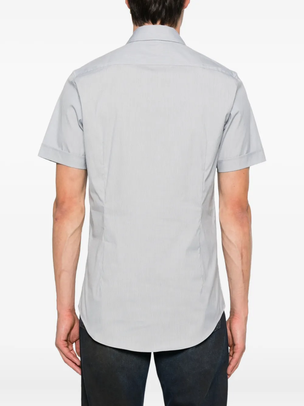 Vivienne Westwood Orb-embroidered short-sleeve shirt Grijs