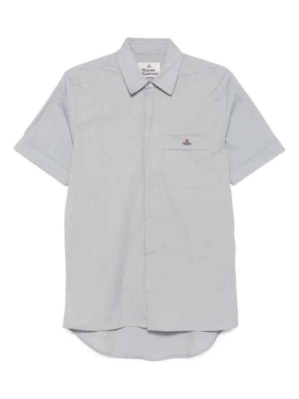 Vivienne Westwood Orb-embroidered short-sleeve Shirt Farfetch