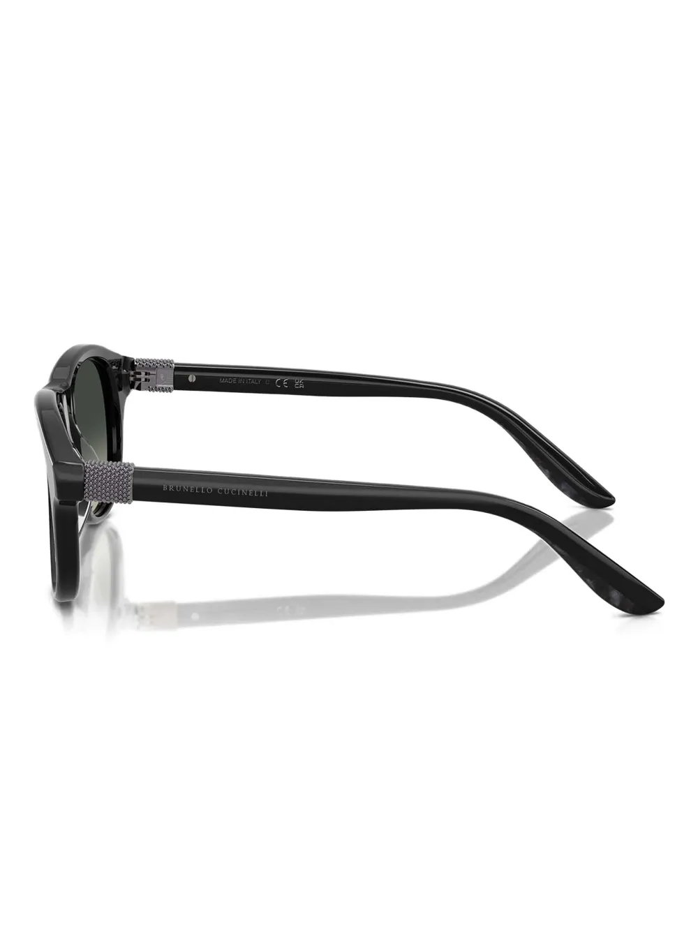 Brunello Cucinelli round-frame sunglasses Zwart