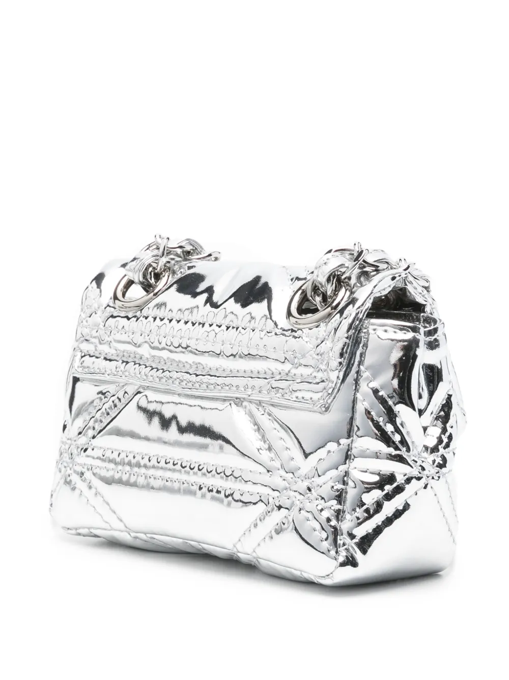 Vivienne Westwood Vinnie quilted mini bag Q401 SILVER
