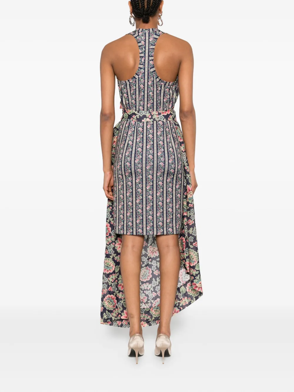 Vivienne Westwood Betty Ballerina jurk met racerback Blauw