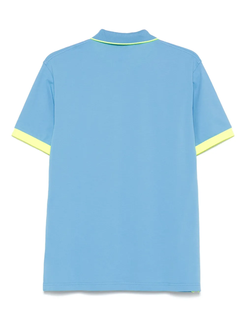 Sun 68 Poloshirt met geborduurd logo - Blauw