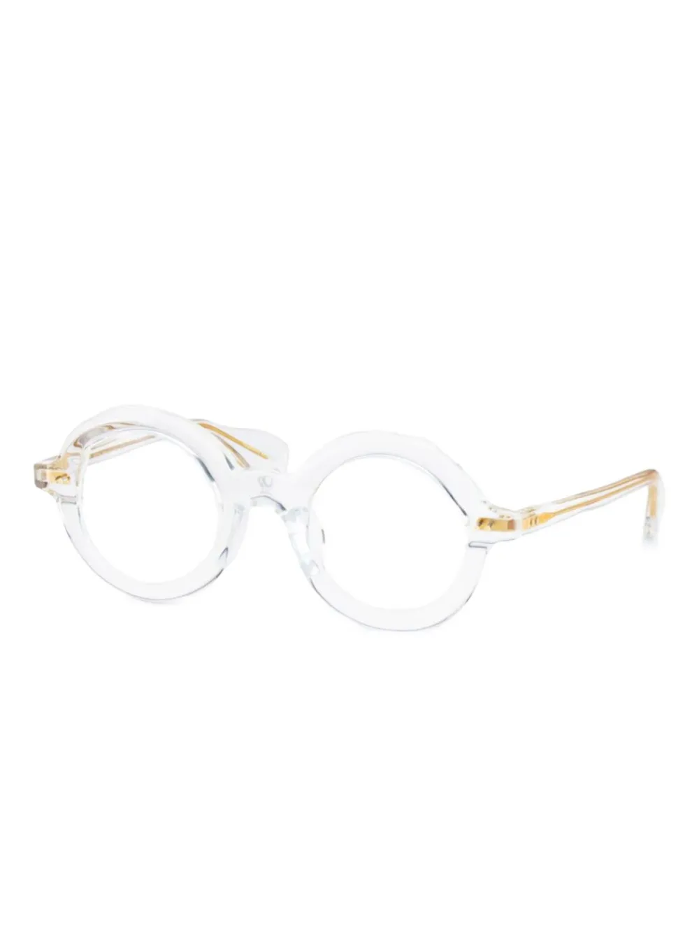 Masahiro Maruyama round-frame glasses | White | Image 1