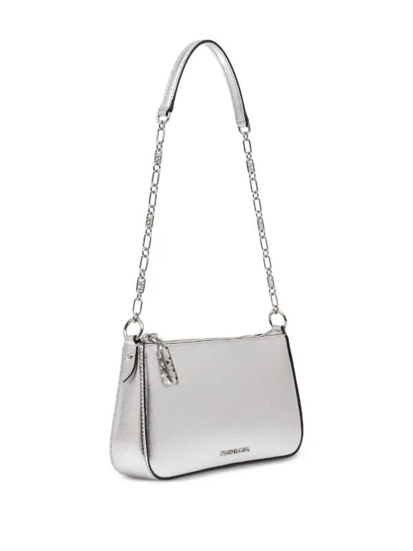 Michael Kors メタリック ショルダーバッグ | シルバートーン 