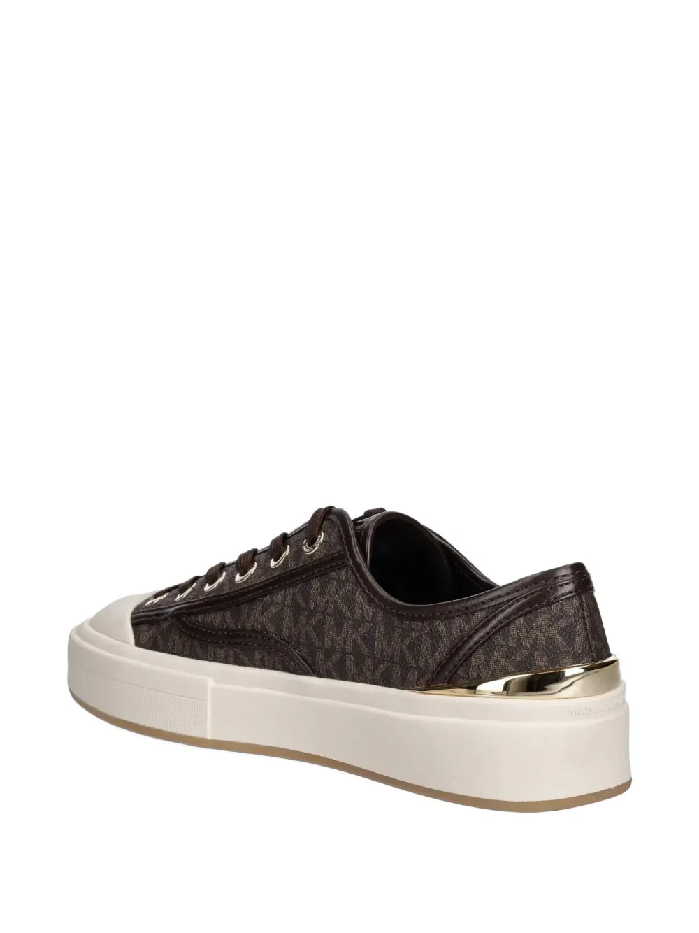 Michael Kors monogram-pattern sneakers Brown