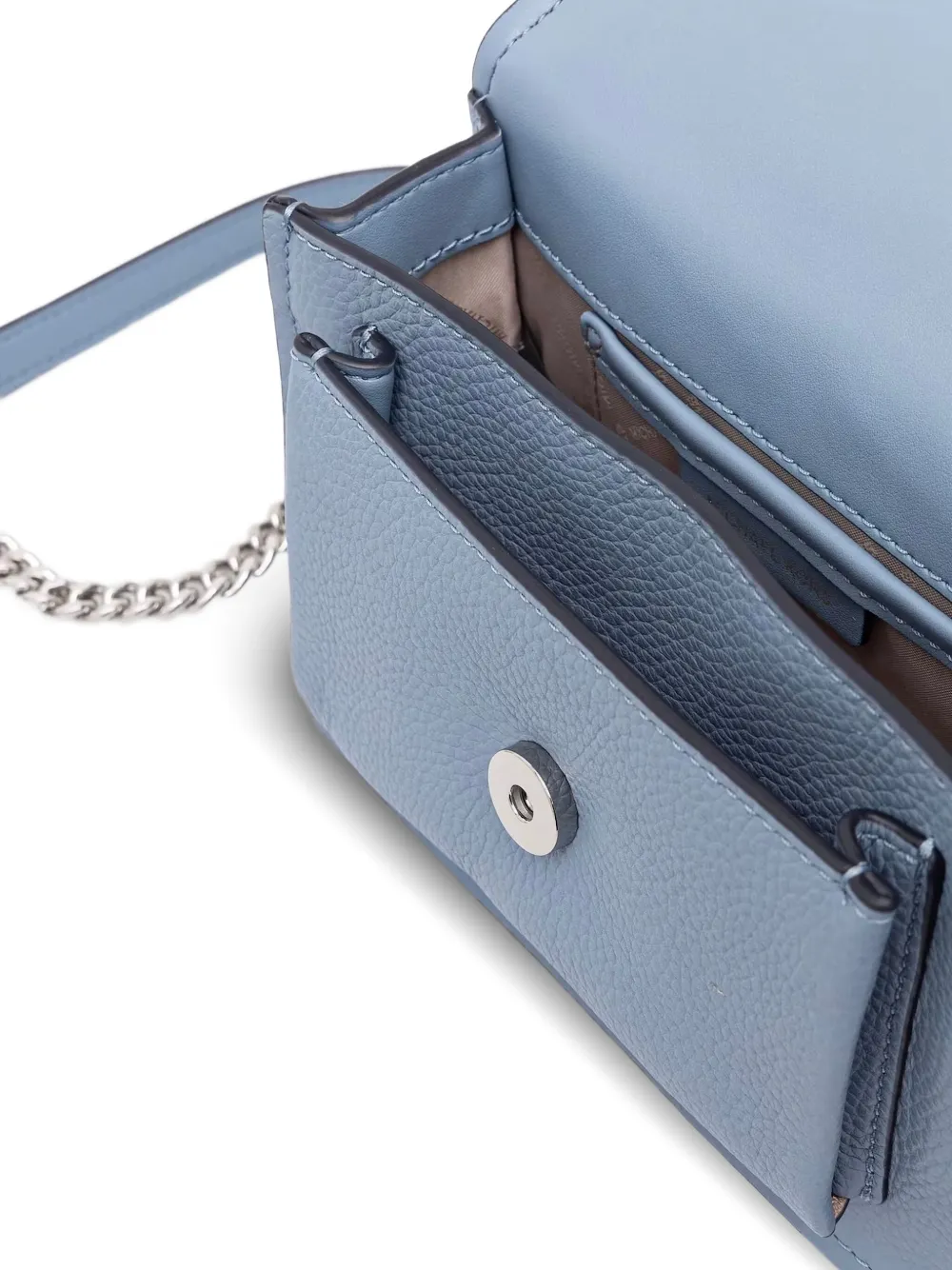 Michael Kors Leren schoudertas Blauw