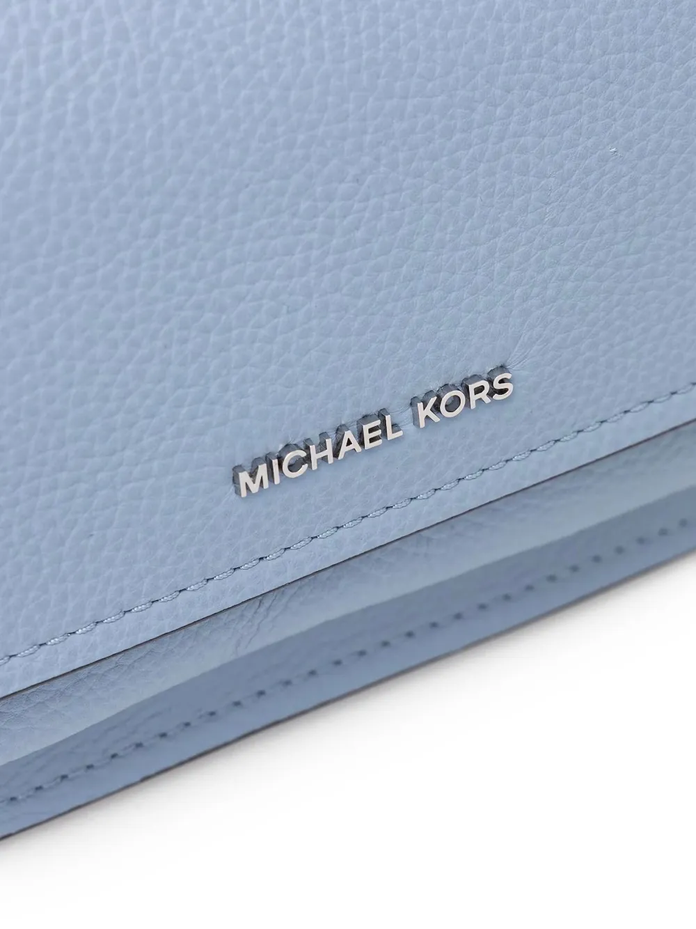 Michael Kors Leren schoudertas Blauw