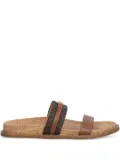 Michael Michael Kors logo-plaque sandals - Brown