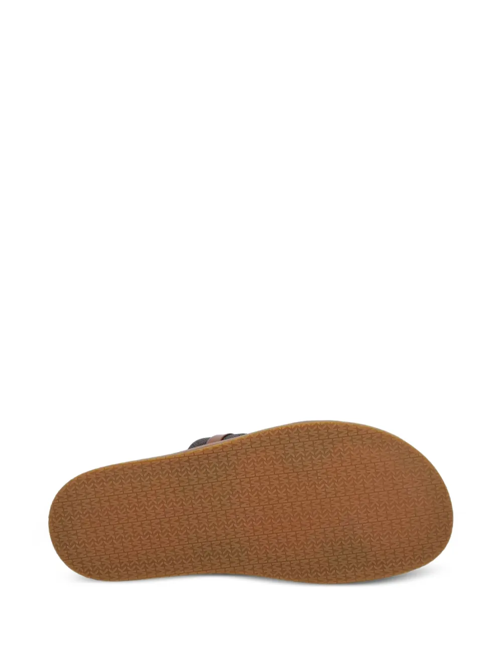 Michael Kors logo-plaque sandals Brown