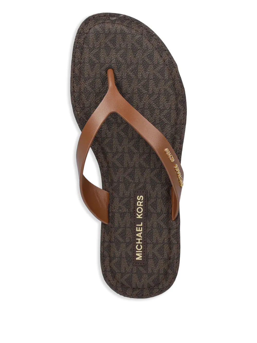 Michael Kors leather sandals Brown