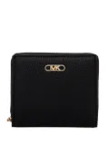 Michael Michael Kors textured leather zip-around wallet - Black