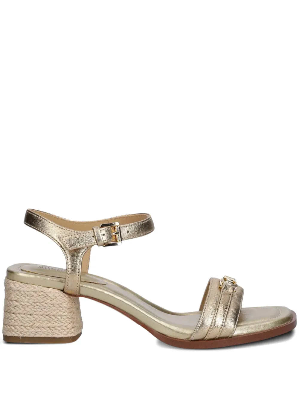 Michael Michael Kors Mandy Sandalen Mit Knöchelband In Gold