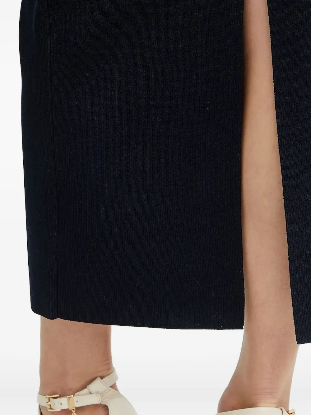 Michael Kors Off-shoulder midi-jurk Zwart